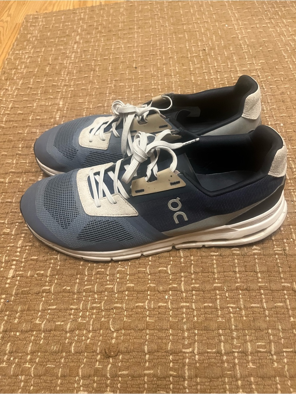 On Running Men's Athletic Sneakers - Navy and White